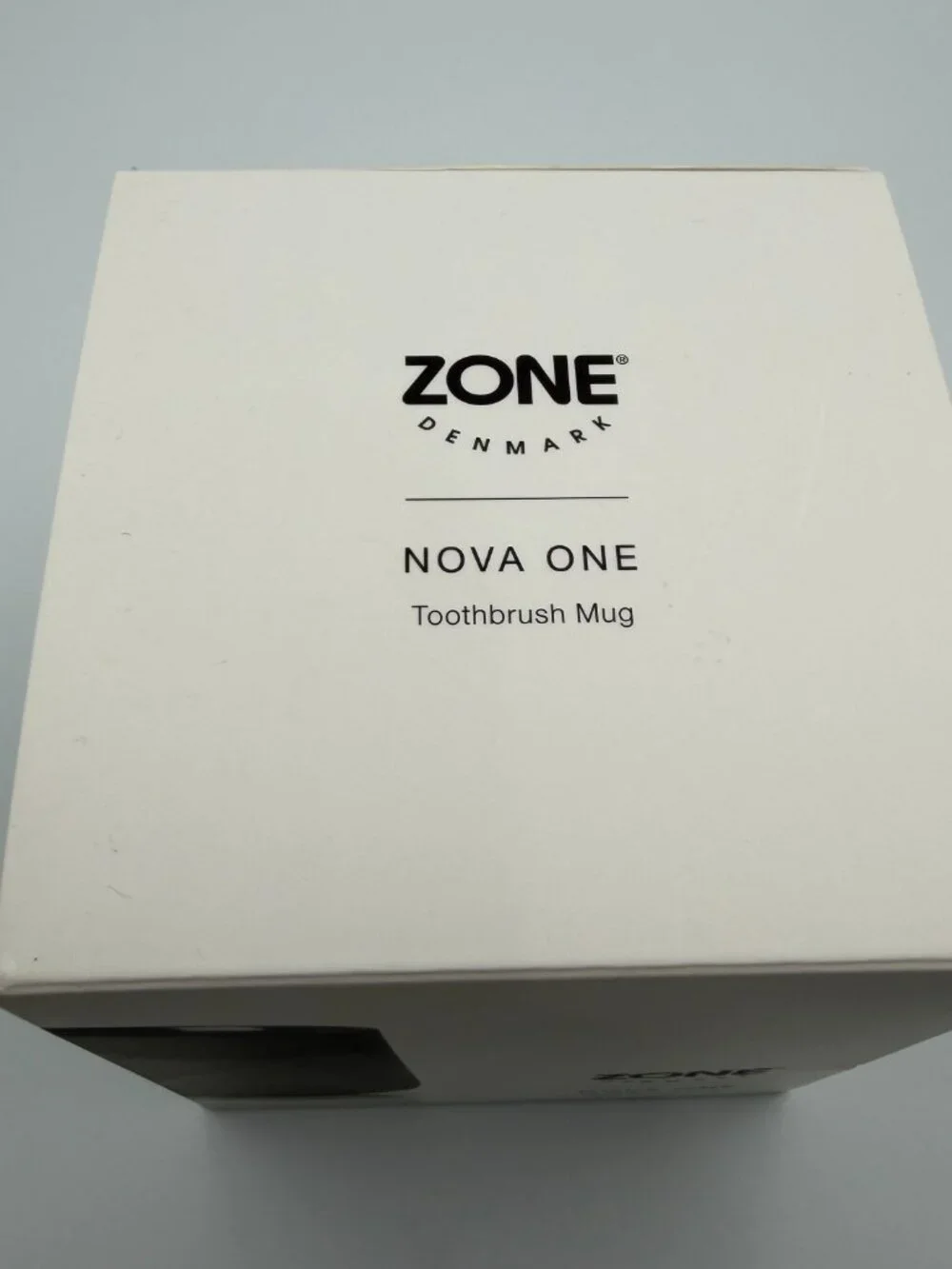 Zone Denmark Nova One Toothbrush Mug Stoneware Matcha Green Sleek Modern NIB